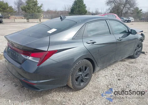 2022 Hyundai Elantra Sel из США, поврежденный, VIN 5NPLM4AG2NH058447